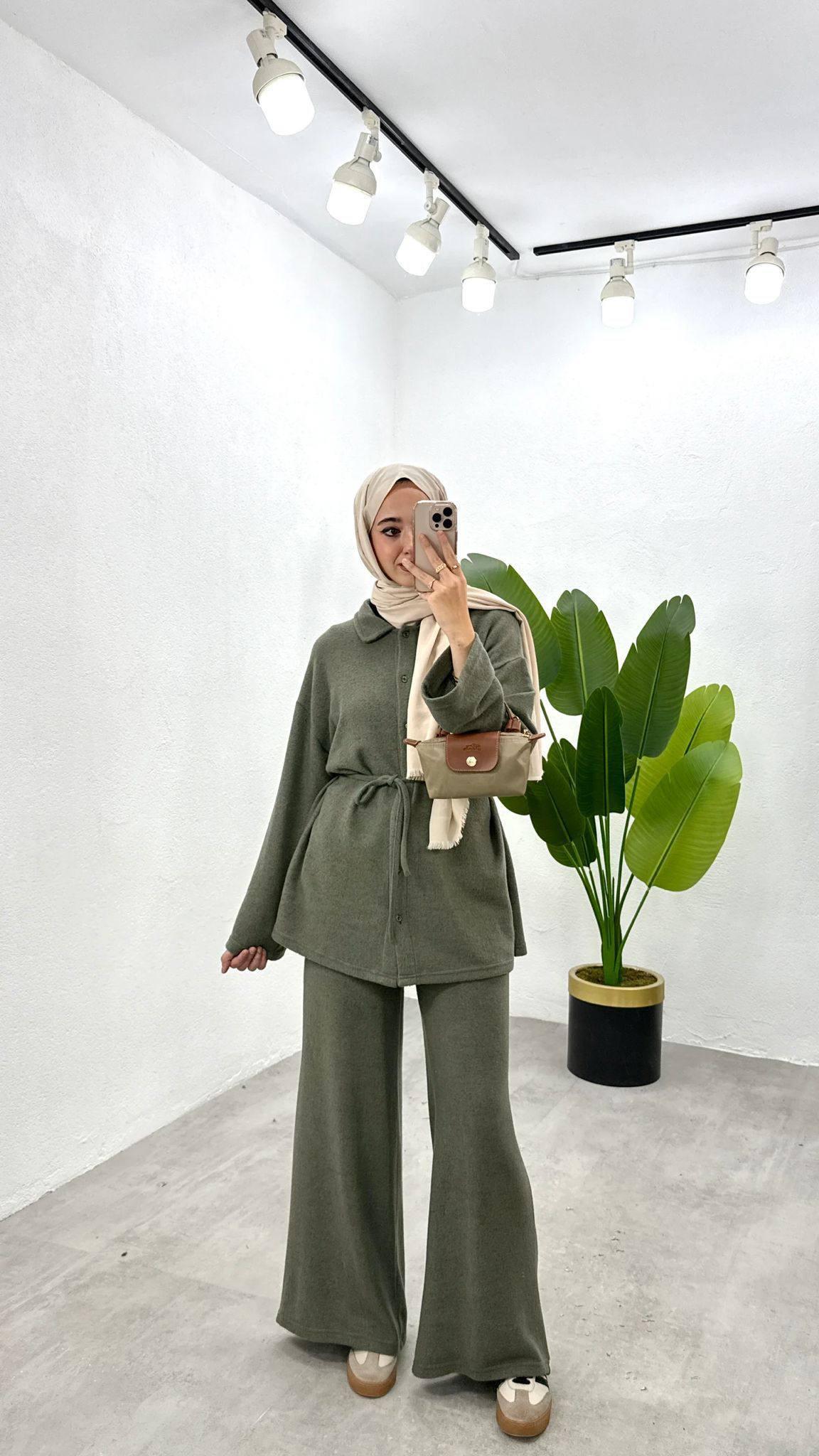 Modest Two-Piece Set (Tunic/Shirt and Pants)