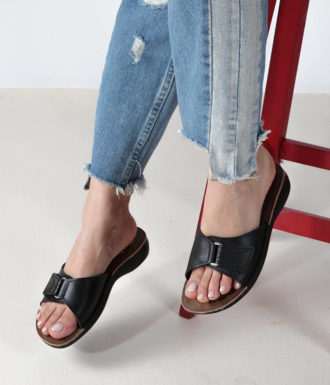 Black Woman House Slipper 001ZAELISPOLY