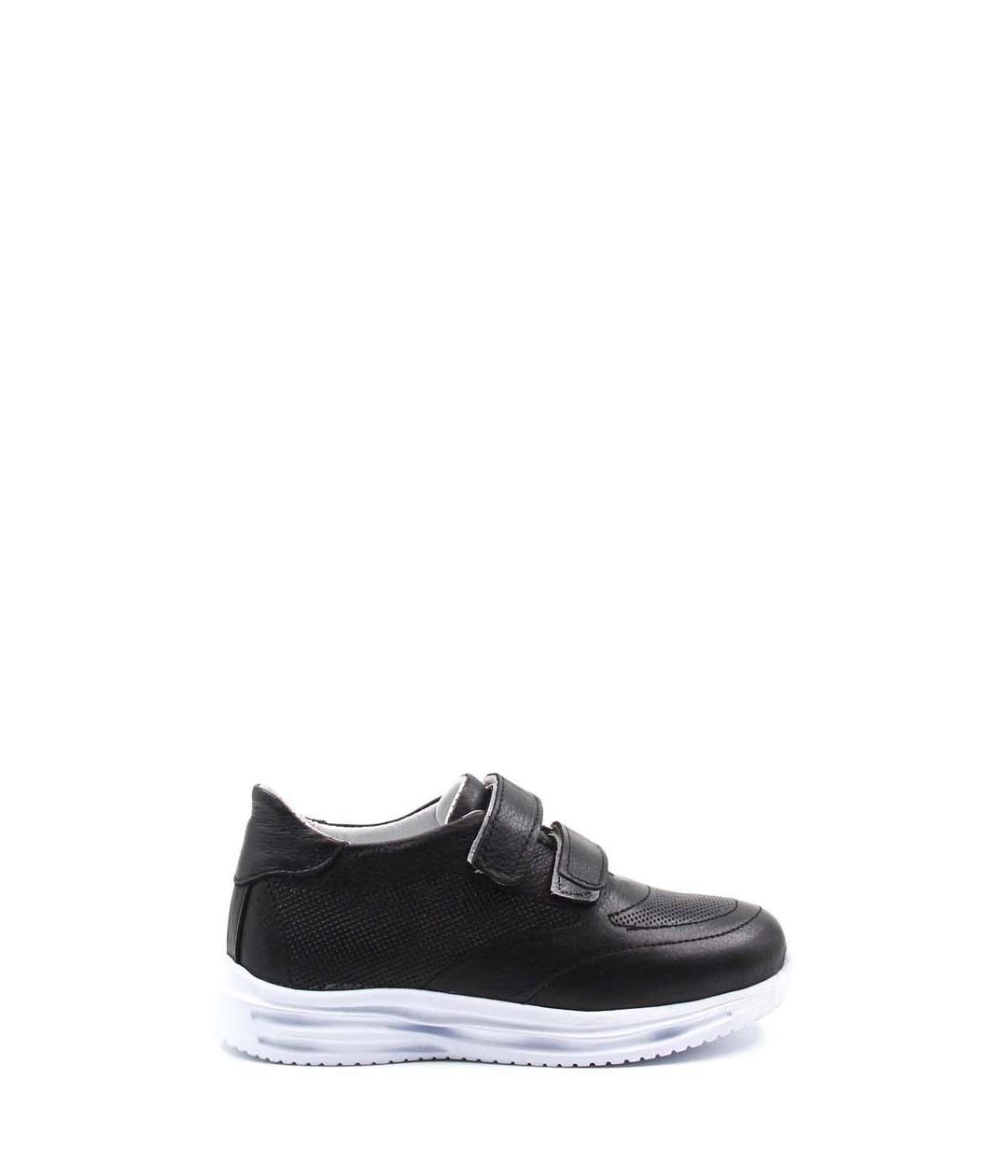 Hakiki Deri Siyah Unisex Çocuk Casual Ayakkabı 156XCA4009