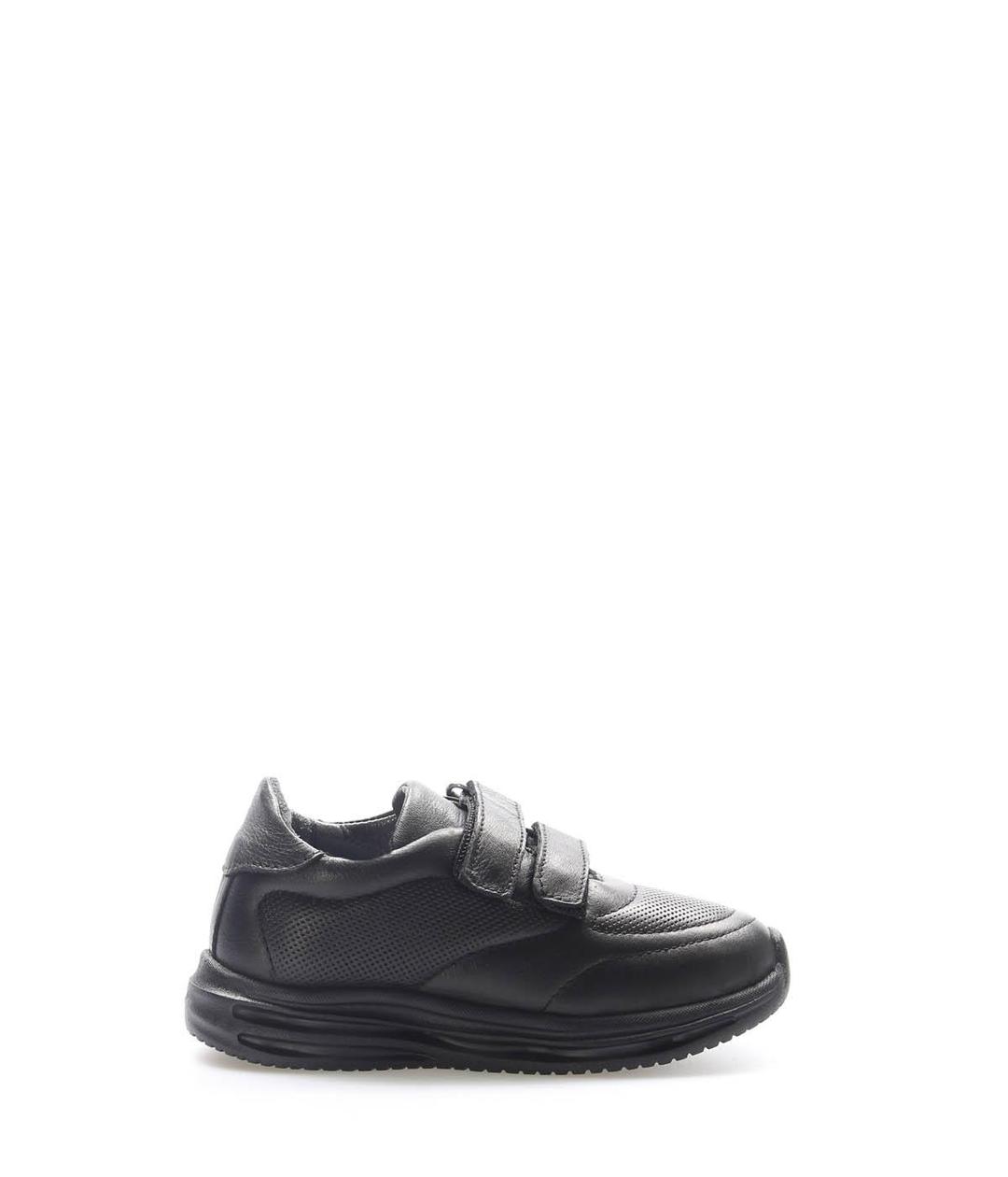 Hakiki Deri Siyah Unisex Çocuk Casual Ayakkabı 156XCA4009