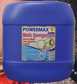 POWERMAX Halı Şampuanı Ekstra Güçlü Leke Çıkartıcı Formül  30 Lt