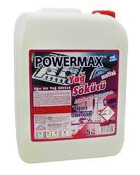 POWERMAX Mutfak Ağır Bir Yağ Sökücü  5 Lt  Izgara ve Ocak Temizleyici