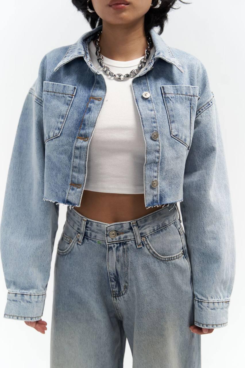 Kadın denim ceket
