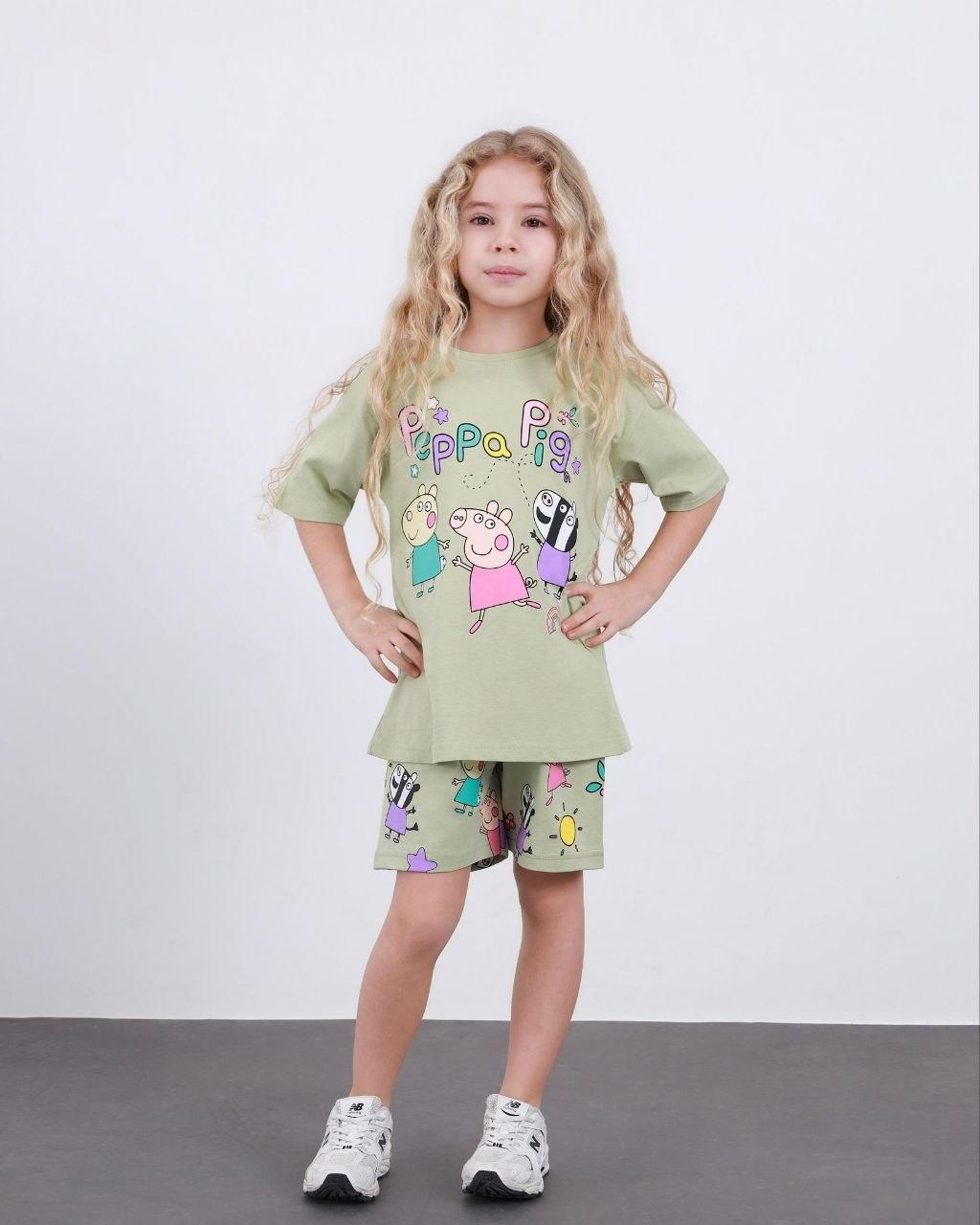 Adventure Time with Peppa Pig: Colorful and Comfortable Short Sets
